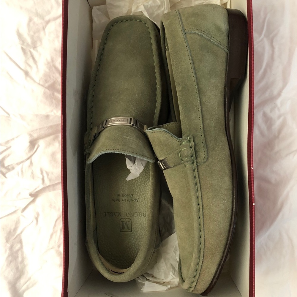 Men’s Bruno Magli “Baylor” Suede Loafers 13M